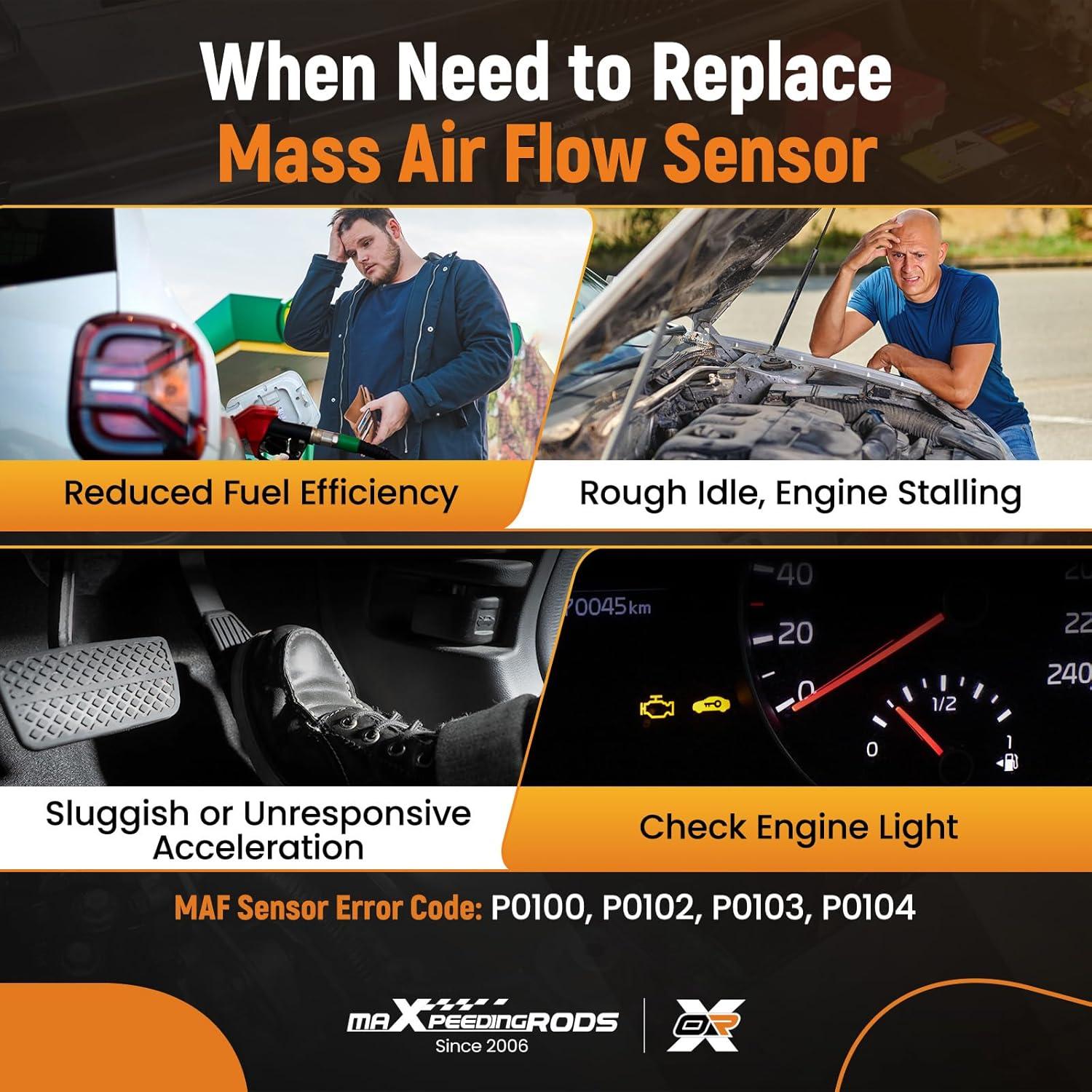 Sensor de Flujo de Aire Masivo maXpeedingrods para Mercedes Benz