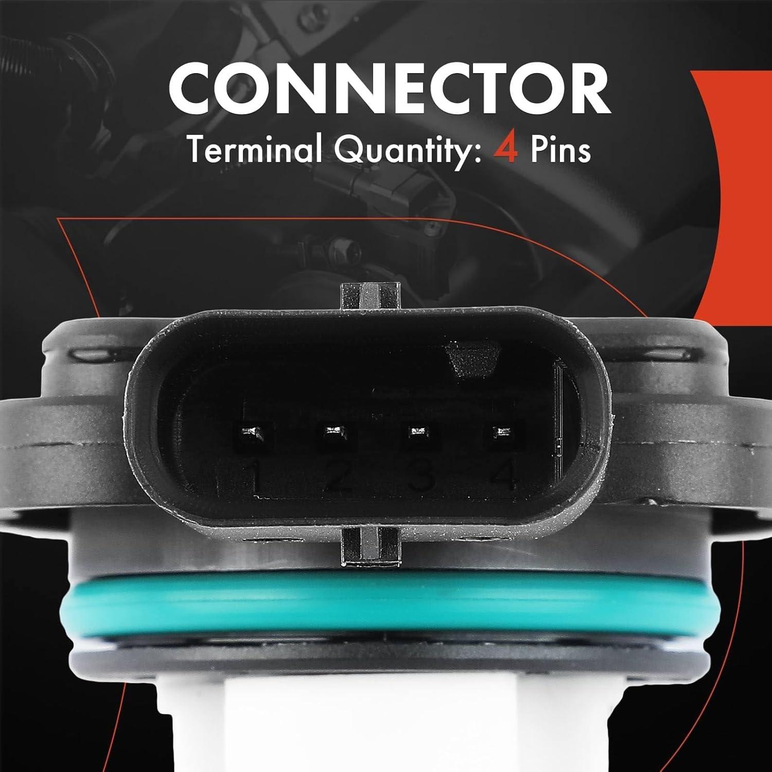 Sensor de Flujo de Aire Masivo A-Premium 4 Pines para BMW