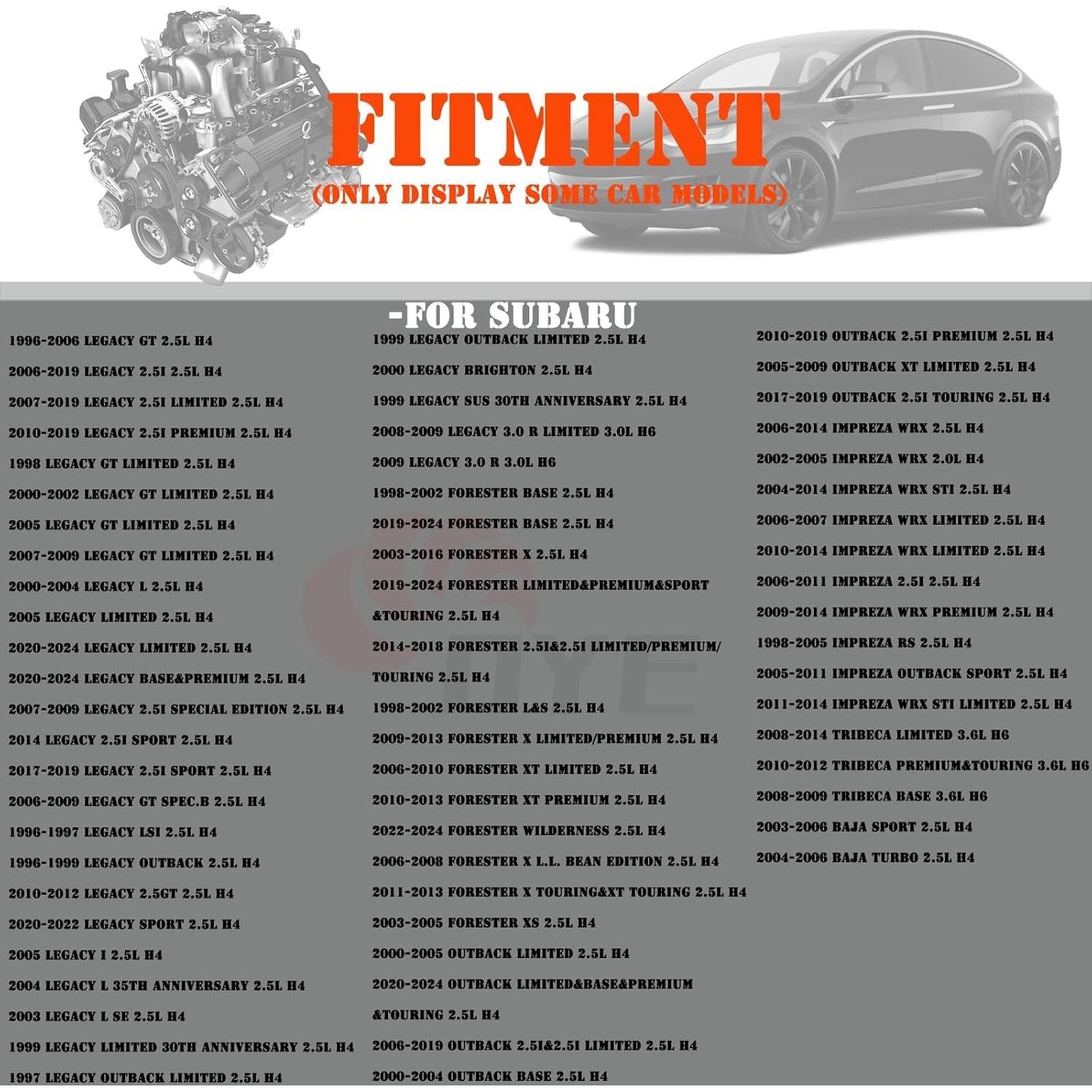 Sensor de Flujo de Aire Masivo OYEAUTO 22680AA310 para Subaru y Mazda
