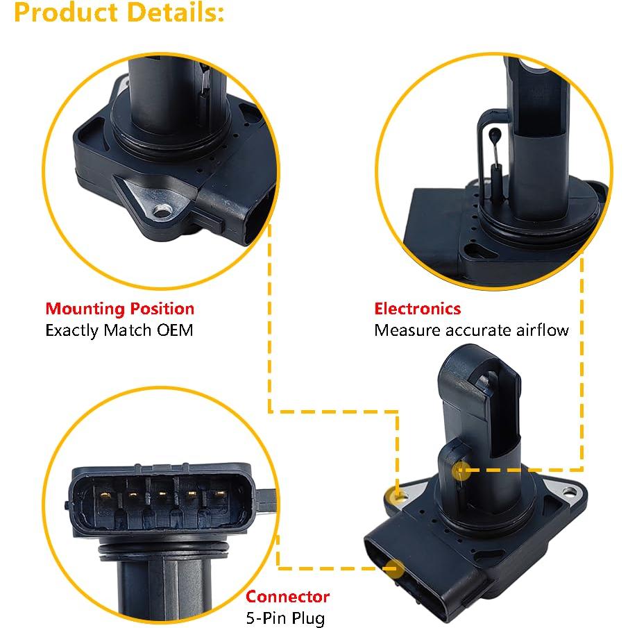 Sensor de Flujo de Aire Masivo MAF LLNSEAUTO 22204-22010