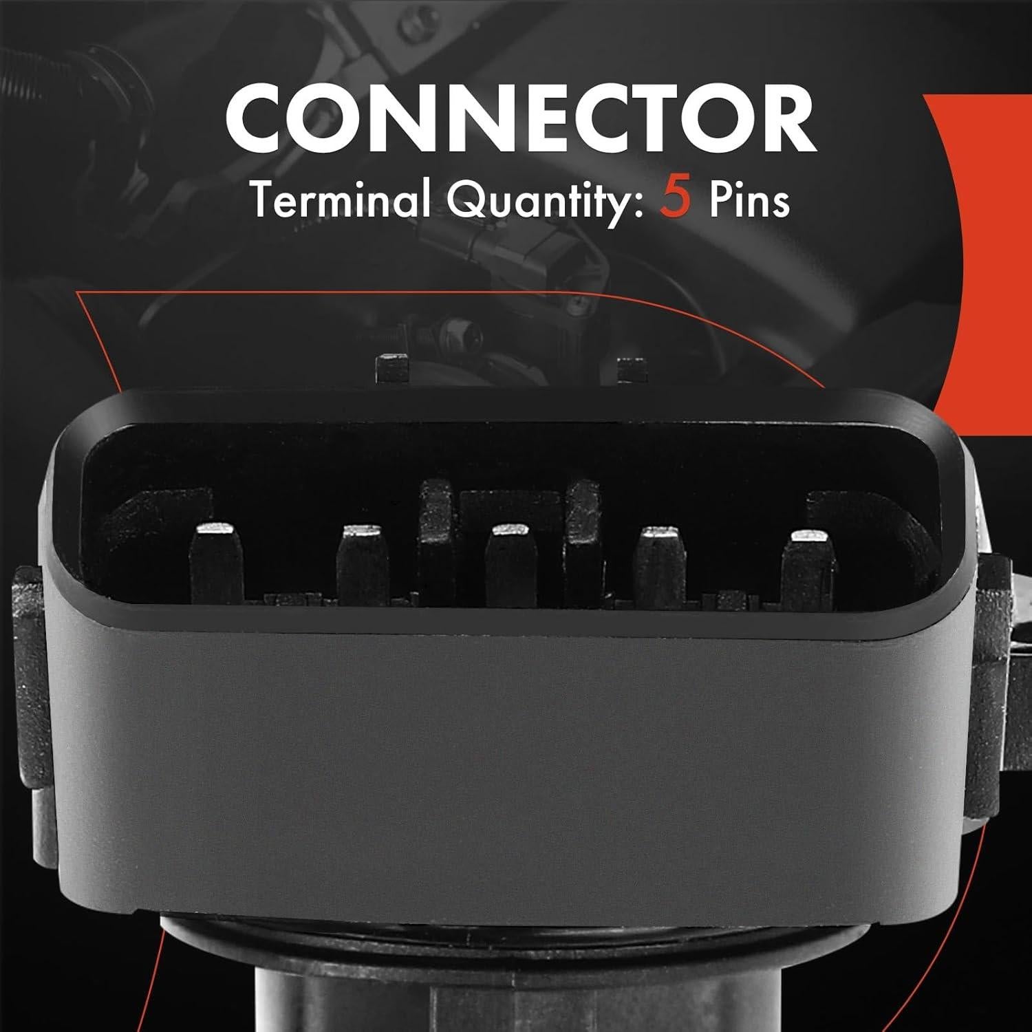 Sensor de Flujo de Aire Masivo A-Premium 5 Pines para Chevrolet, Lexus, Toyota