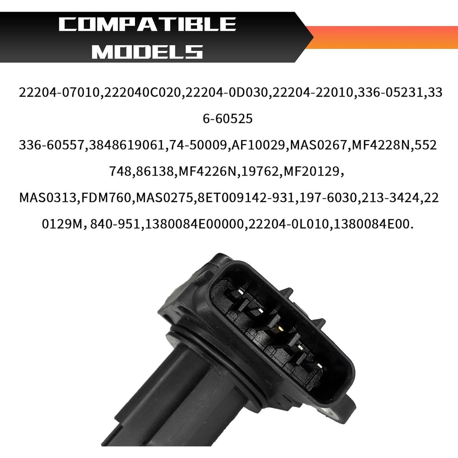 Sensor de Flujo de Aire Masivo Eponcia KQLLJ01 para Toyota