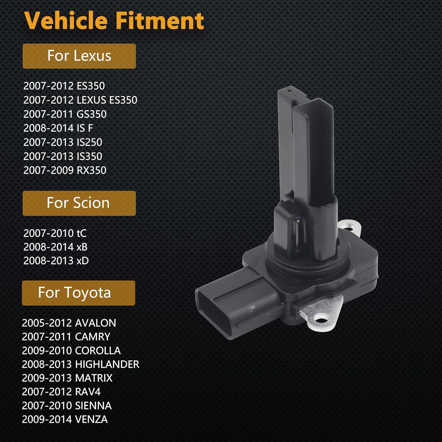Sensor de Flujo de Aire Masivo Yezoauto HNA315P Compatible Lexus