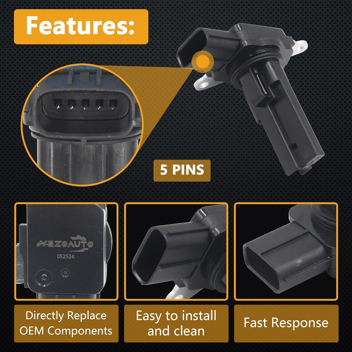 Sensor de Flujo de Aire Masivo Yezoauto HNA315P Compatible Lexus