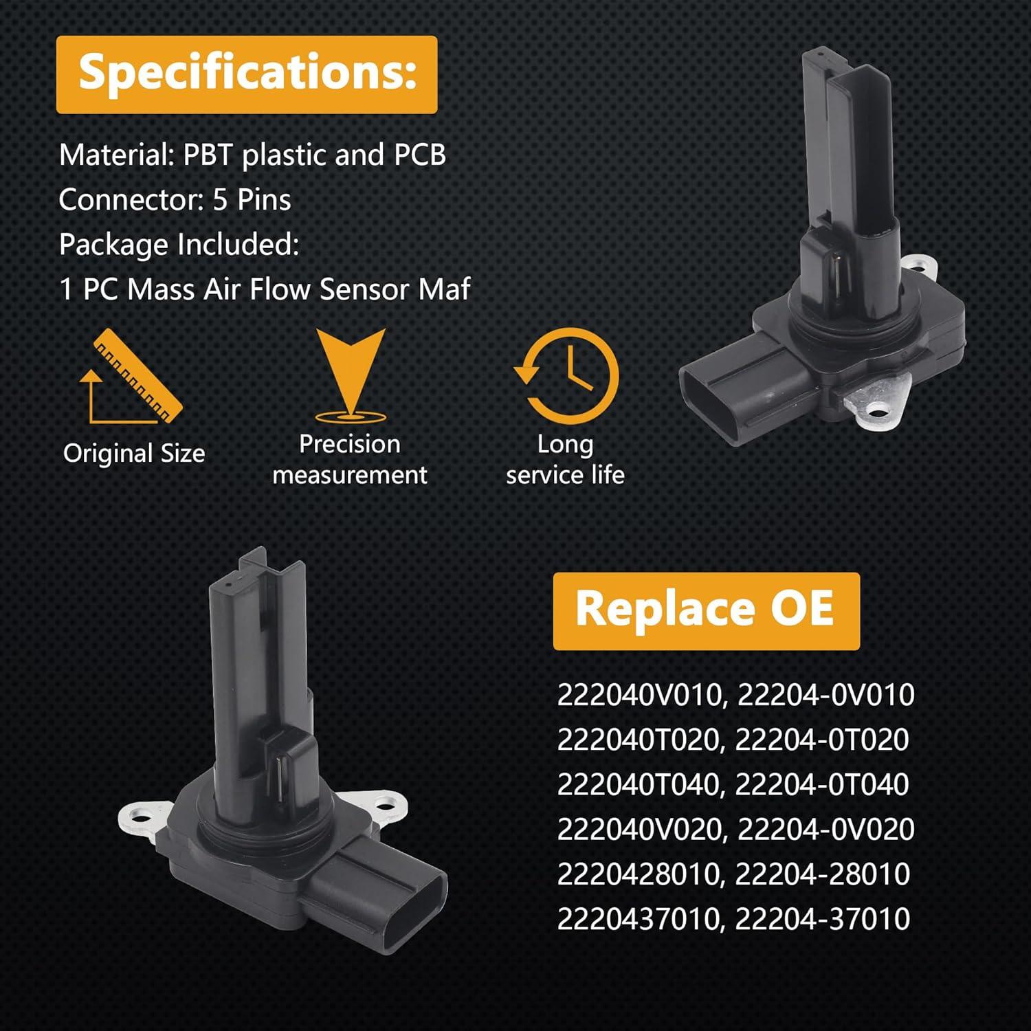 Sensor de Flujo de Aire Masivo Yezoauto HNA315P Compatible Lexus