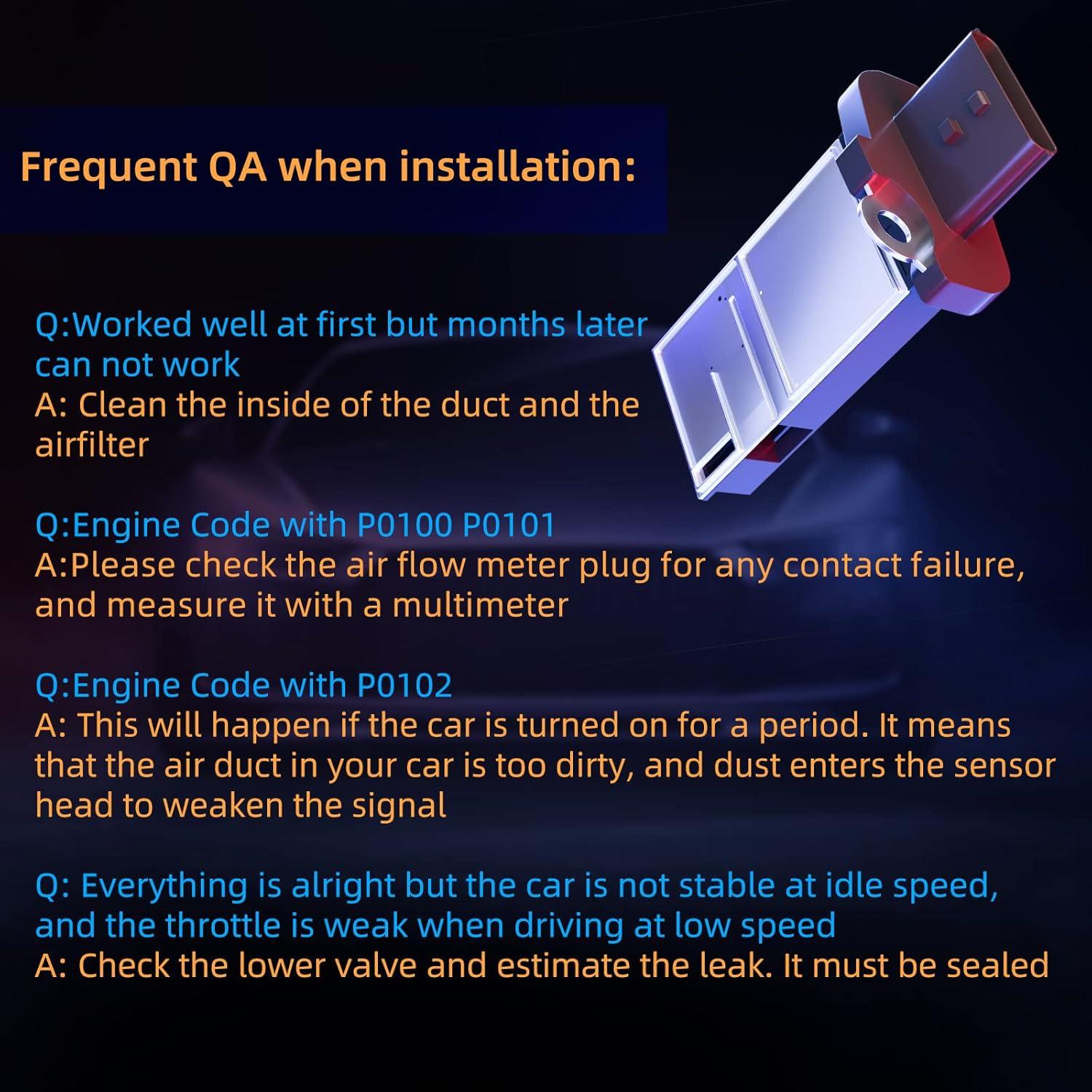 Sensor de Flujo de Aire MAF Ameetaa 22680-7S000 para Nissan