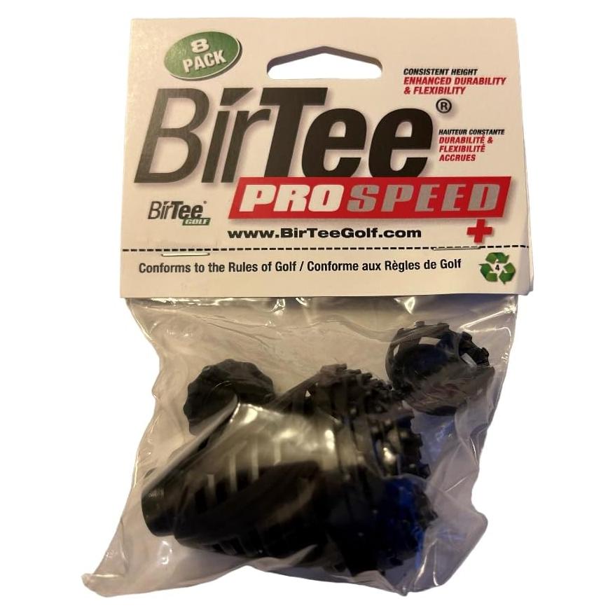 Tees de Golf BirTee PROSPEED+ 8 Piezas Flexibles y Duraderos