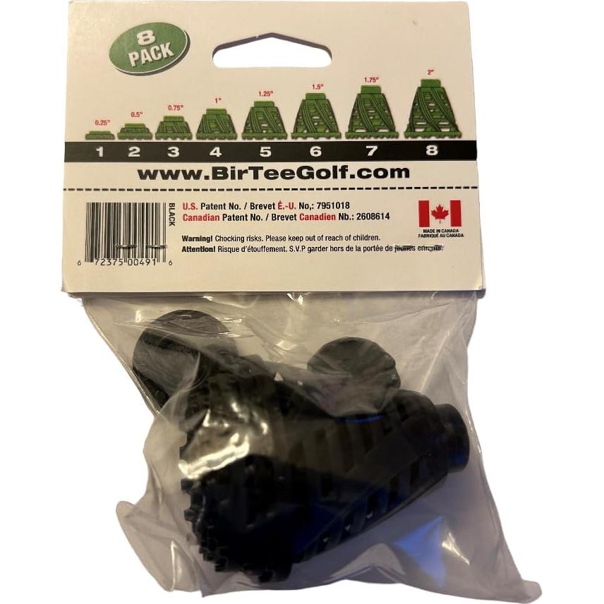 Tees de Golf BirTee PROSPEED+ 8 Piezas Flexibles y Duraderos