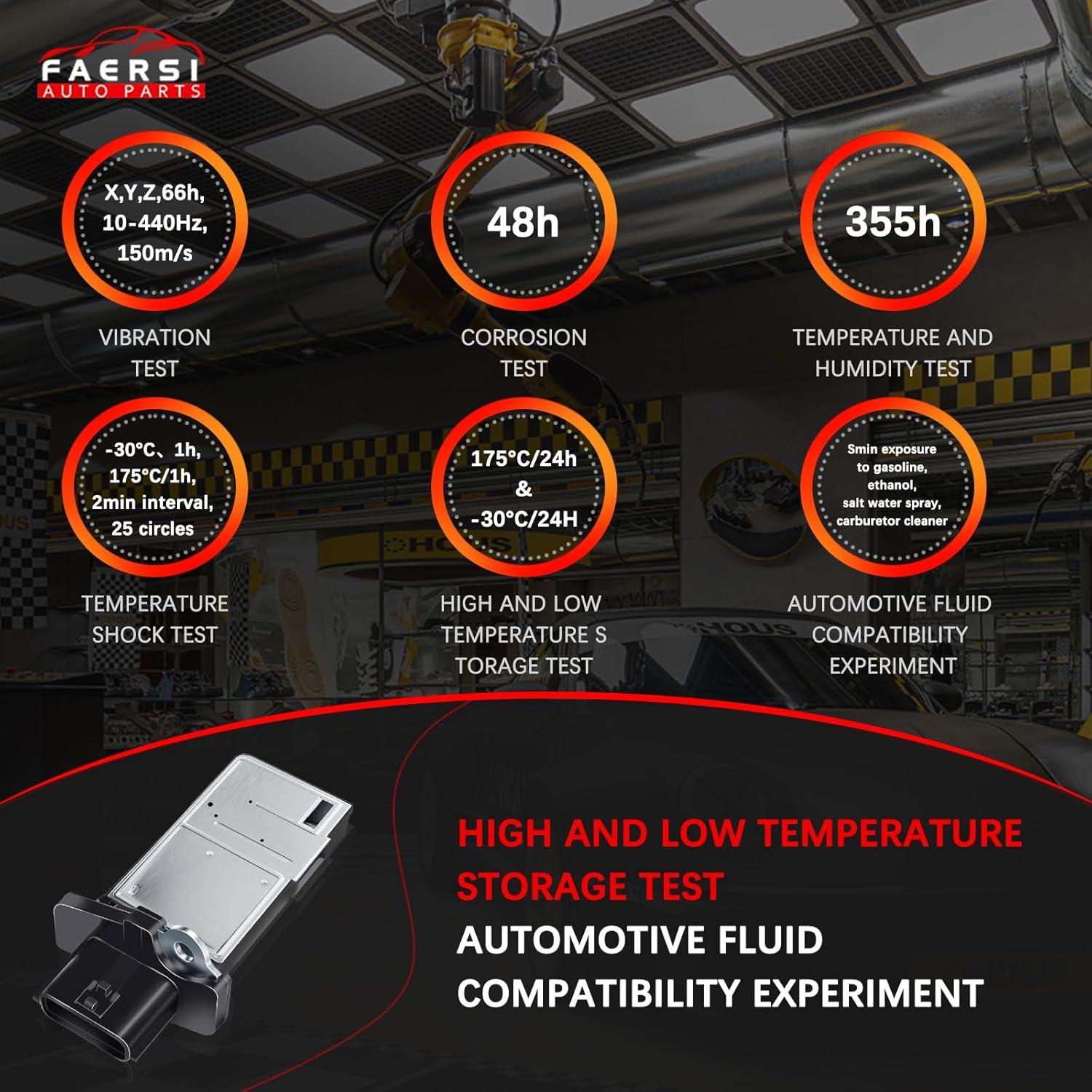 Sensor de Flujo de Aire Masivo FAERSI 22680-7S000 para Nissan e Infiniti