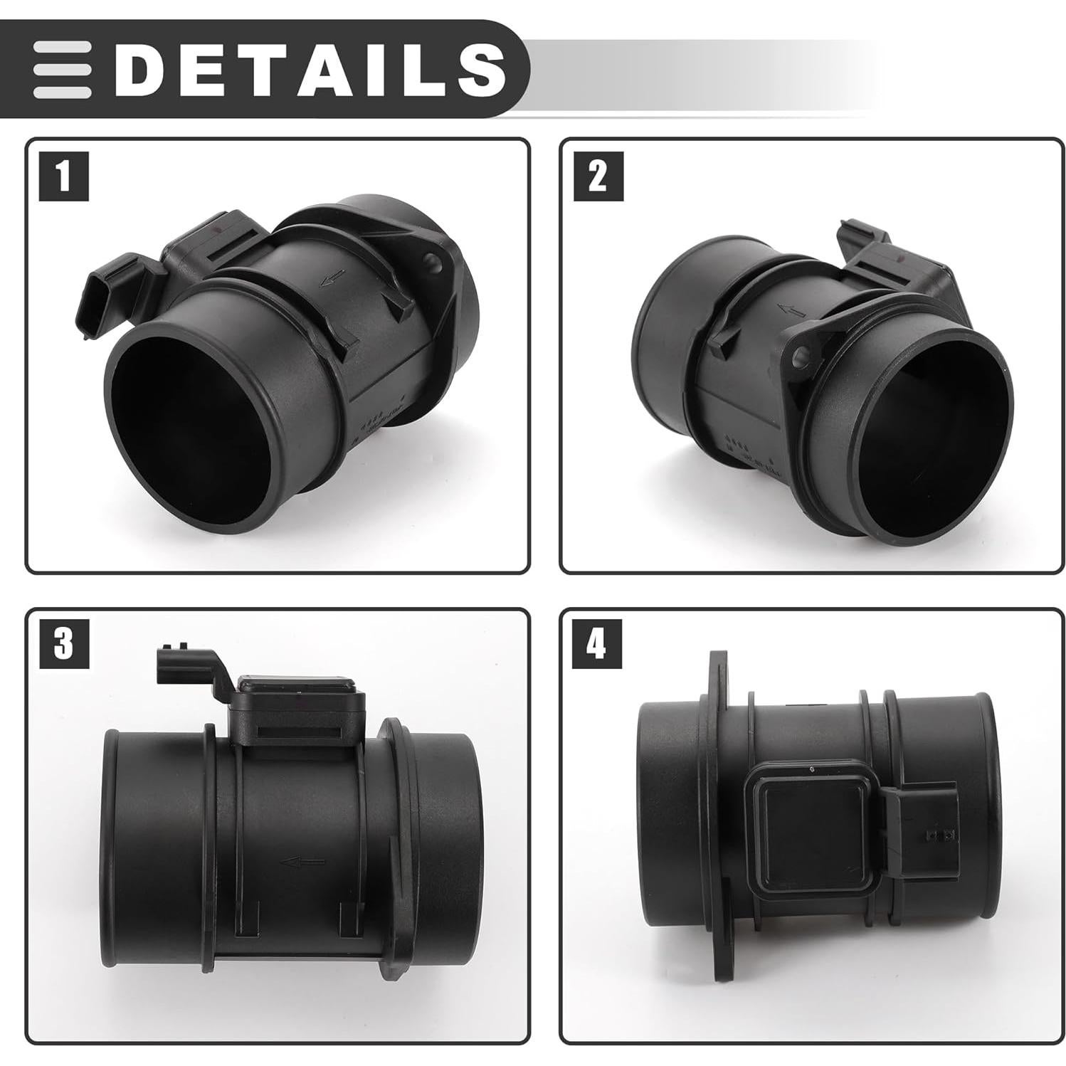 Sensor de Flujo de Aire Masivo Motoforti para Renault Clio 2005-2020