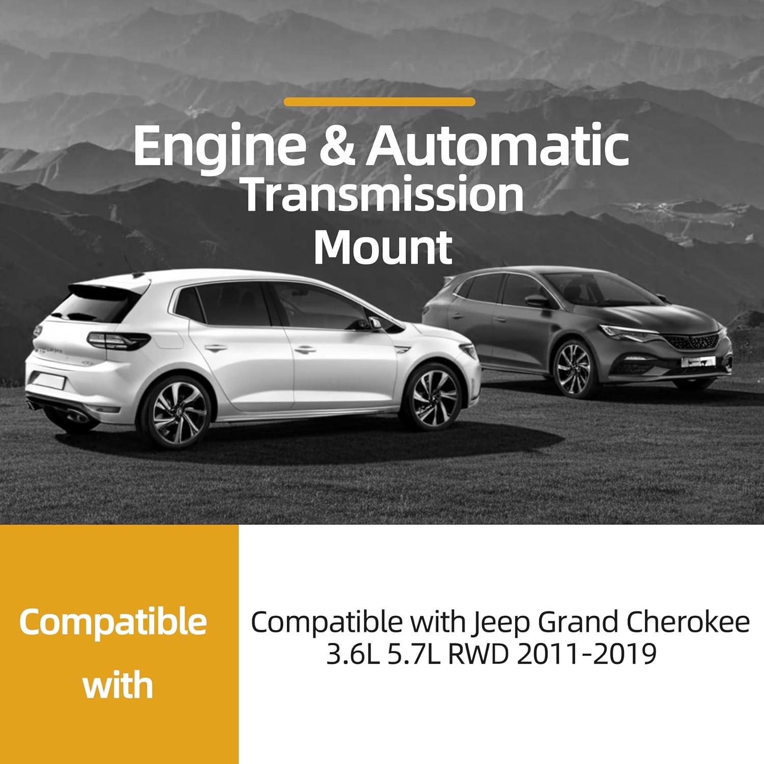 Juego de 3 Soportes de Motor y Transmisión JAVOUKA para Jeep Grand Cherokee 2011-2019