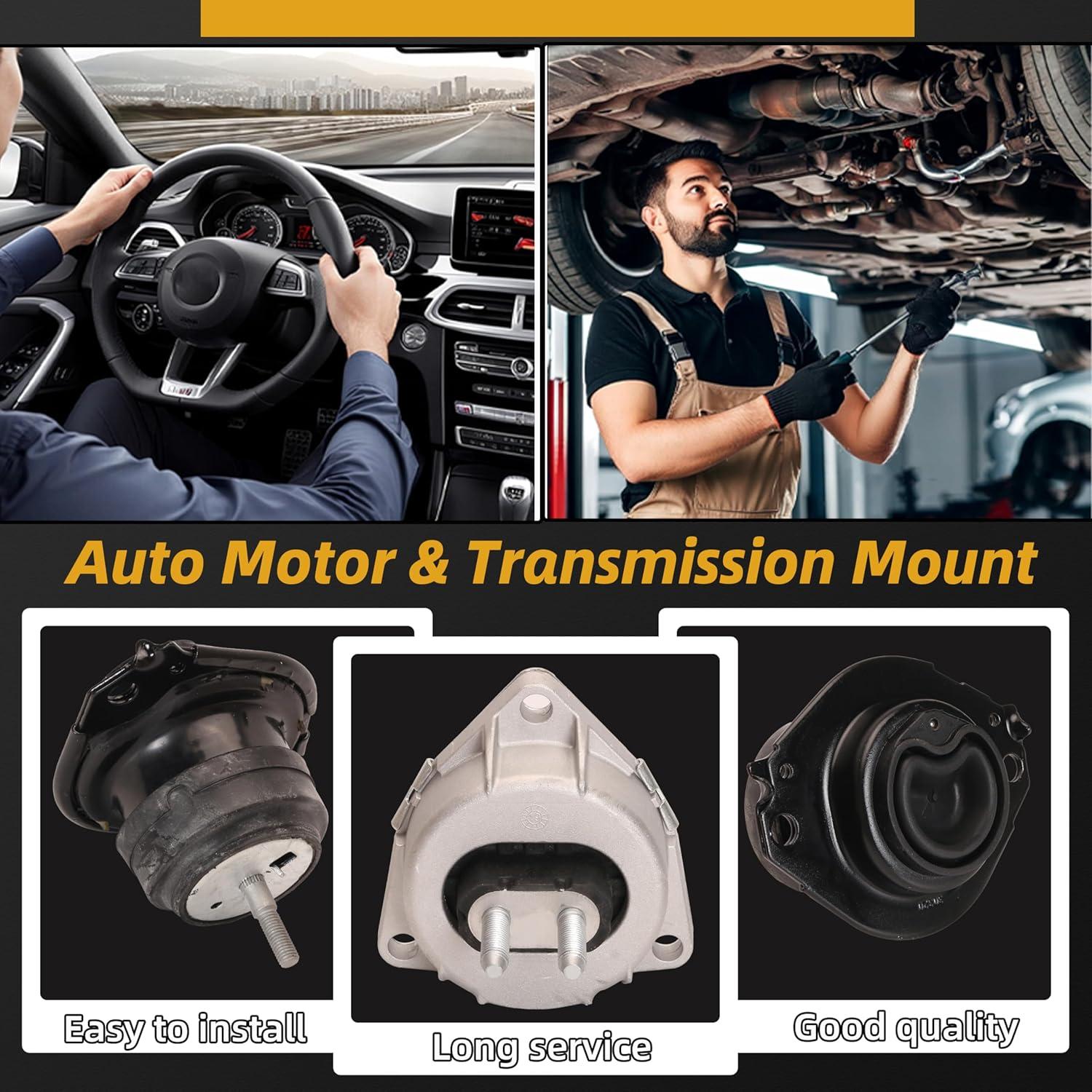 Juego de 3 Soportes de Motor y Transmisión JAVOUKA para Jeep Grand Cherokee 2011-2019