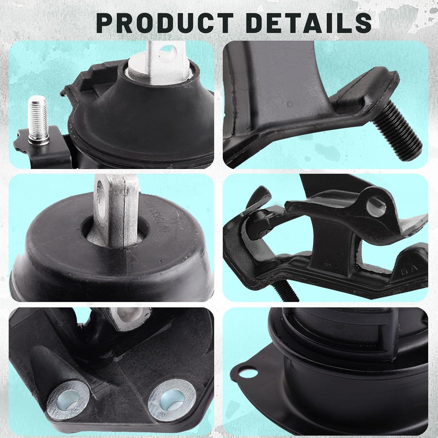 Kit de Montaje Motor y Transmisión Gdydi 6 Piezas Honda Accord 3.0L