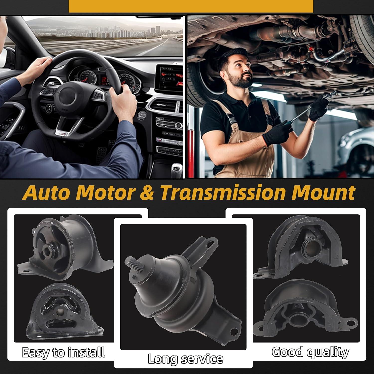 Kit de Soporte de Motor y Transmisión Honda CR-V 5 Pcs