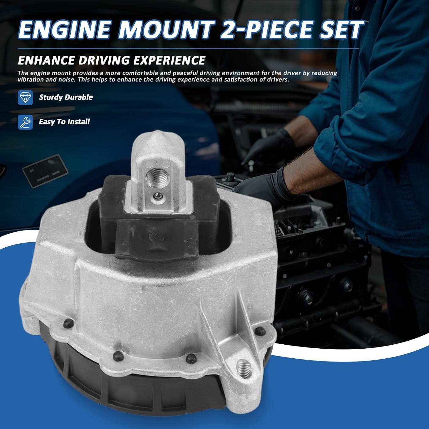 Soporte de Motor MUNIK 22117581617 Juego de 2 Piezas BMW