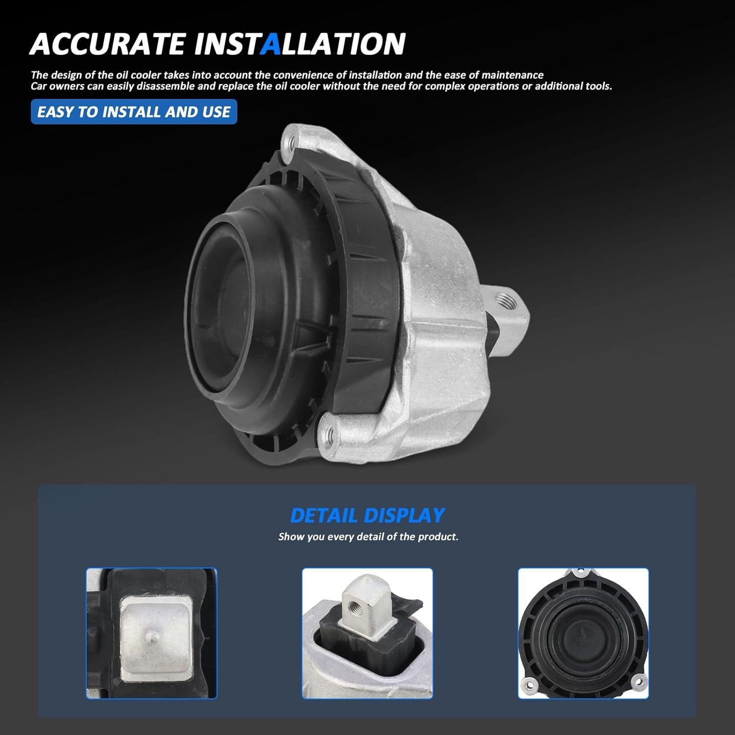 Soporte de Motor MUNIK 22117581617 Juego de 2 Piezas BMW