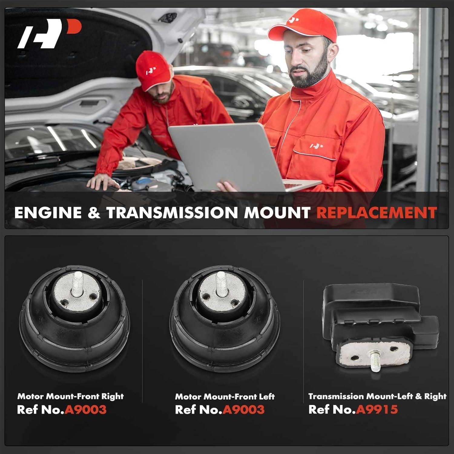 Juego de Montajes de Motor y Transmisión A-Premium BMW M3 2008-2013