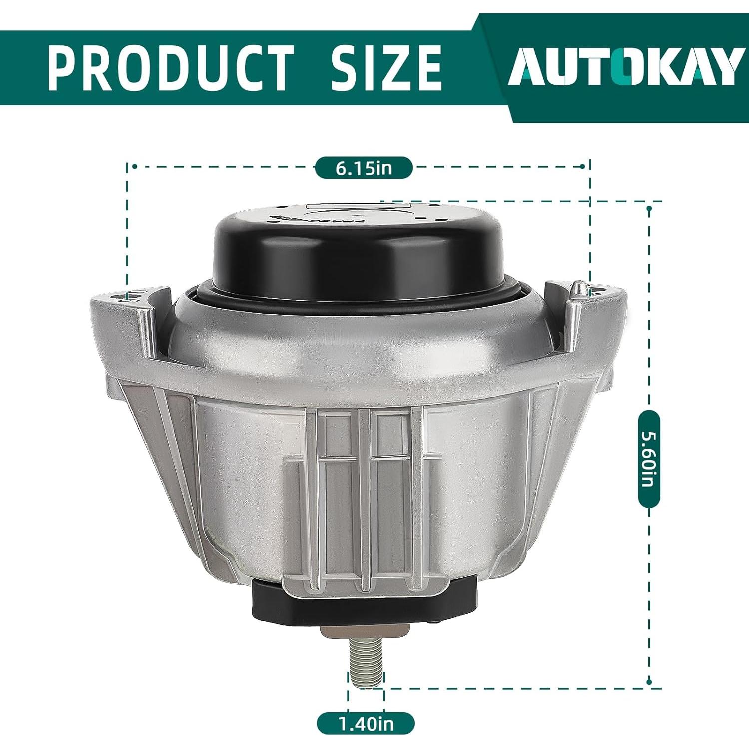 Soporte de Motor AUTOKAY 2 Pcs Compatible con BMW 128i 325i 328i 335i