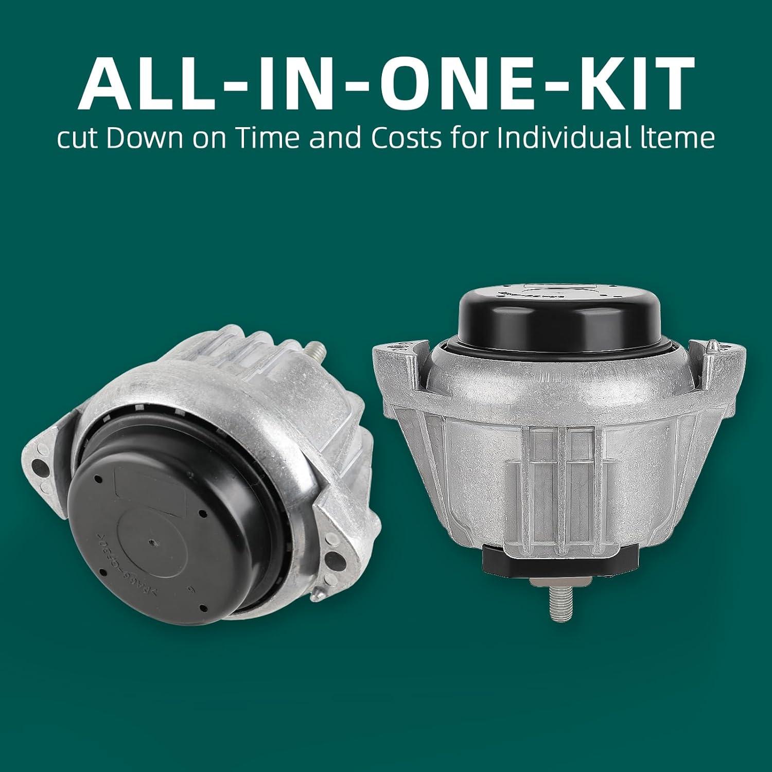 Soporte de Motor AUTOKAY 2 Pcs Compatible con BMW 128i 325i 328i 335i