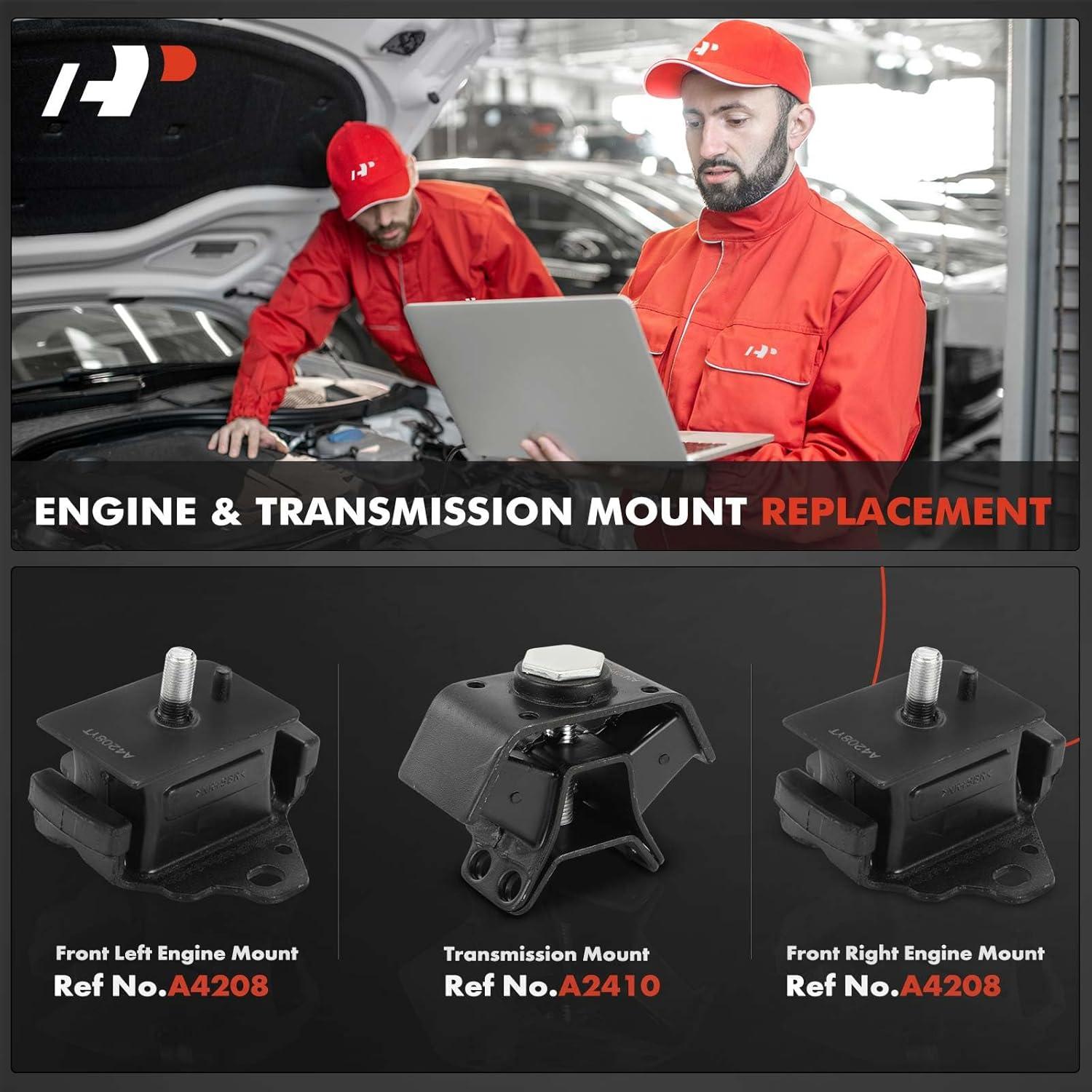 Kit de Montaje de Motor A-Premium 3 Piezas para Toyota Tacoma 1995-2004