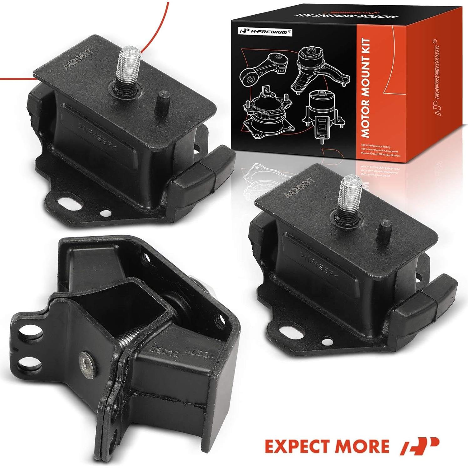 Kit de Montaje de Motor A-Premium 3 Piezas para Toyota Tacoma 1995-2004
