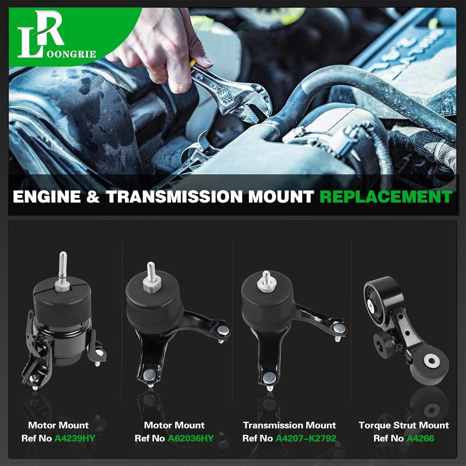 Kit Soporte Motor y Transmisión Loongrie Sienna 2007-2010