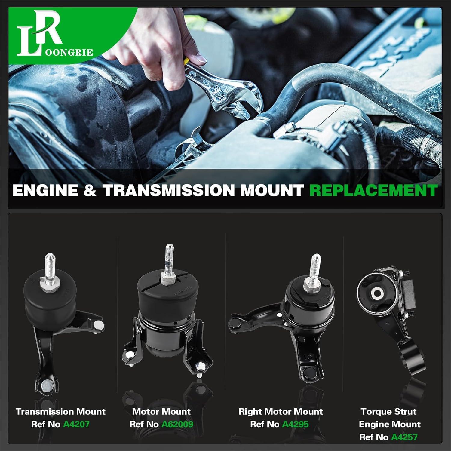 Kit Soportes Motor y Transmisión Loongrie Sienna 2004-2006