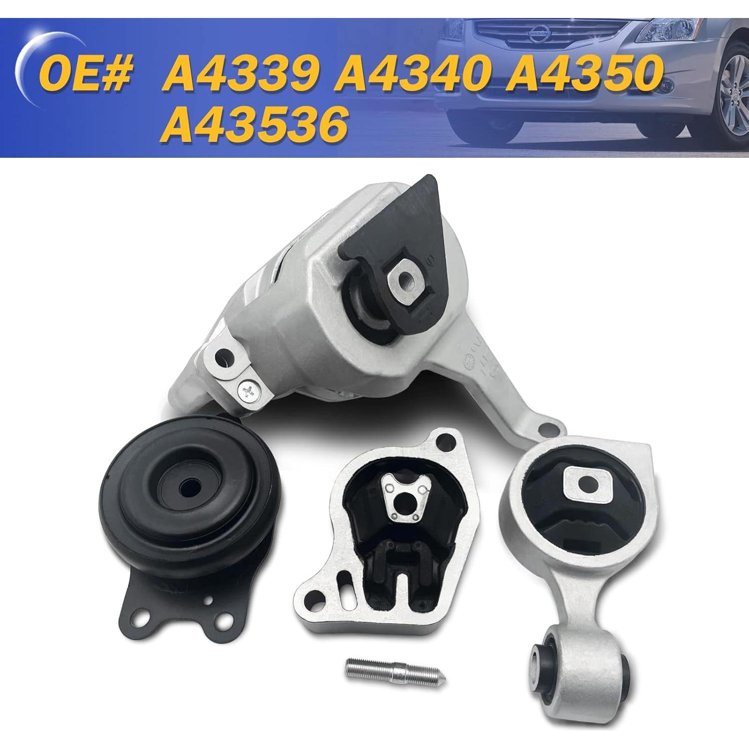 Kit de Soporte de Motor y Transmisión Nissan Altima 2007-2016