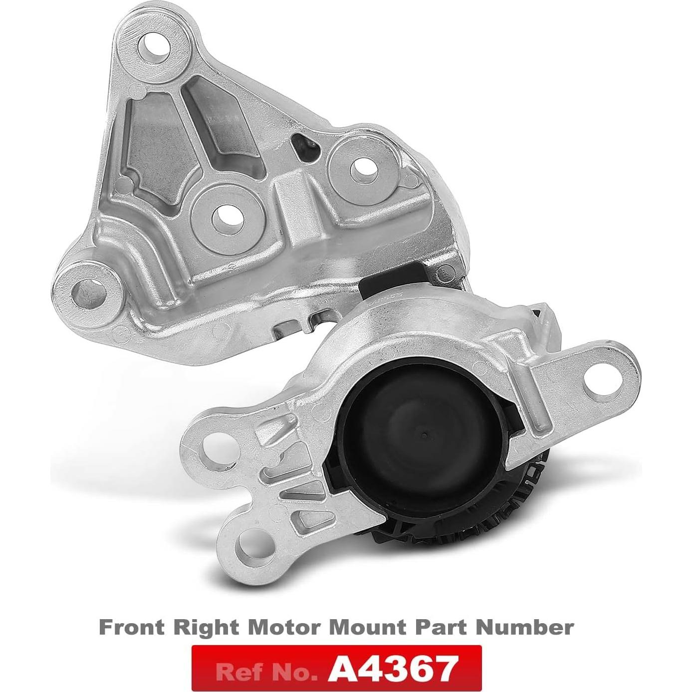 Juego de 4 Montajes de Motor y Transmisión A-Premium para Nissan Rogue 2014-2017 L4 2.5L