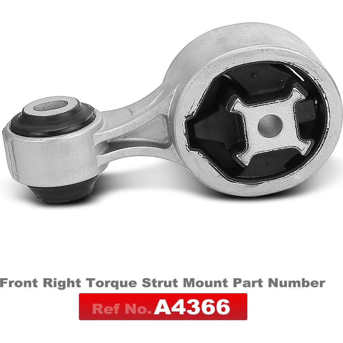 Juego de 4 Montajes de Motor y Transmisión A-Premium para Nissan Rogue 2014-2017 L4 2.5L