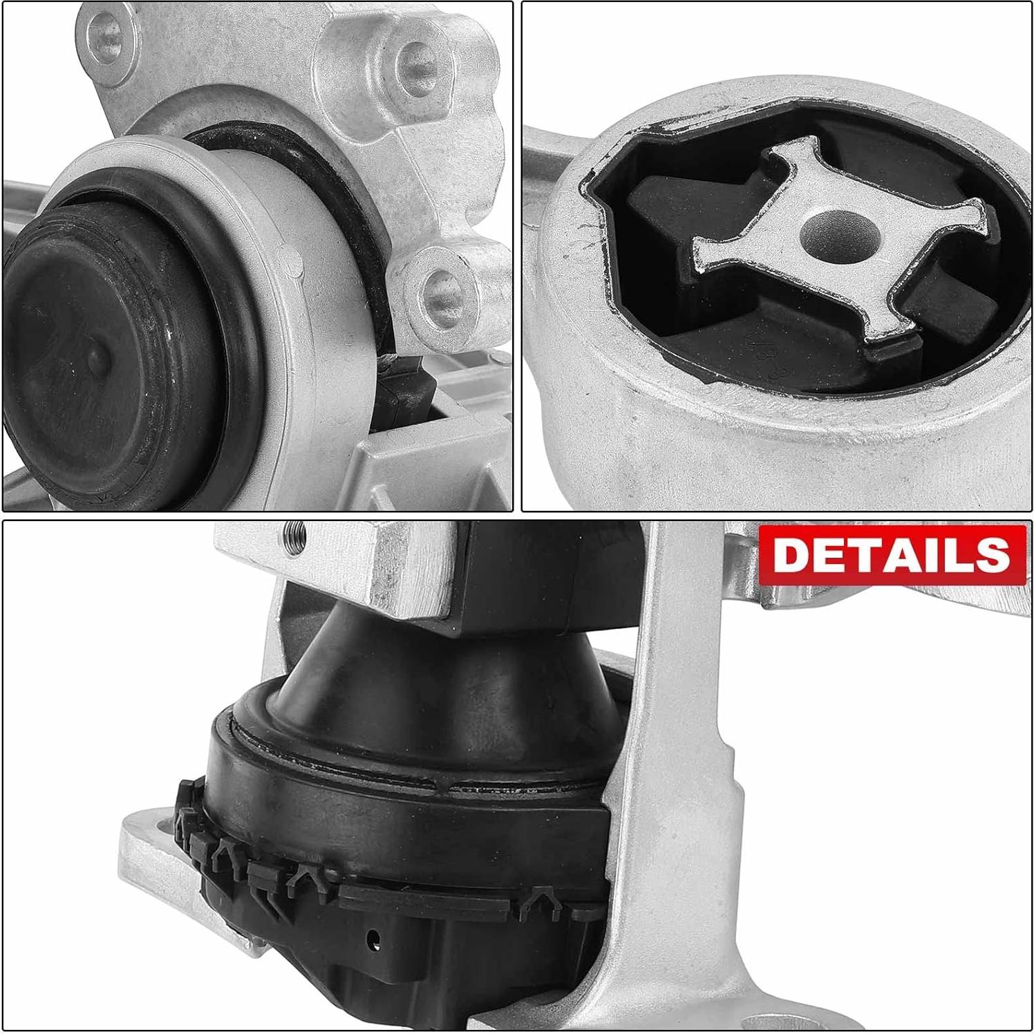 Juego de 4 Montajes de Motor y Transmisión A-Premium para Nissan Rogue 2014-2017 L4 2.5L