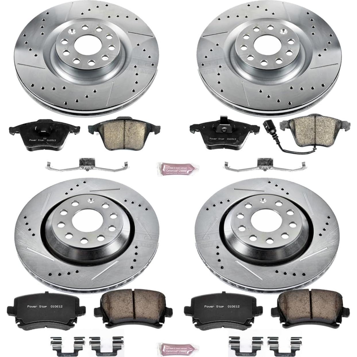 Kit de Freno Power Stop K5471 Delantero y Trasero VW