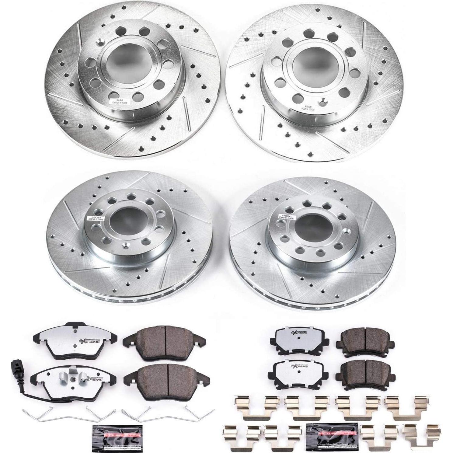 Kit de Freno Power Stop Z26 con Discos Perforados y Pastillas