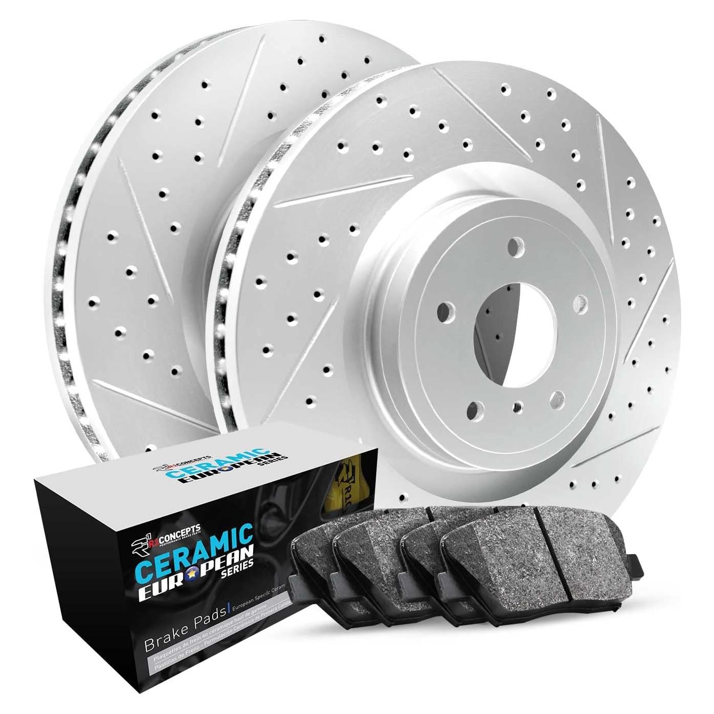 Kit de Freno Trasero R1 Concepts para Audi A4/A5/Q5/S4/SQ5/A6/A7 2016-2020