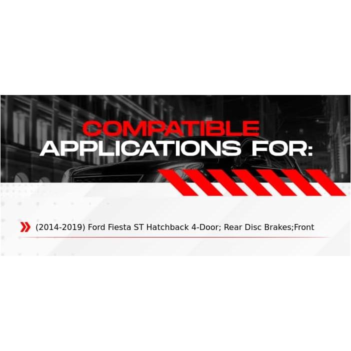 Kit de Freno Delantero R1 Concepts eLINE para Ford Fiesta 2014-2019