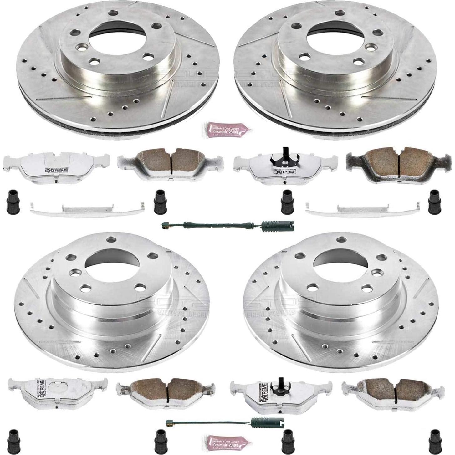 Kit de Freno Power Stop Z26 con Discos Perforados para BMW