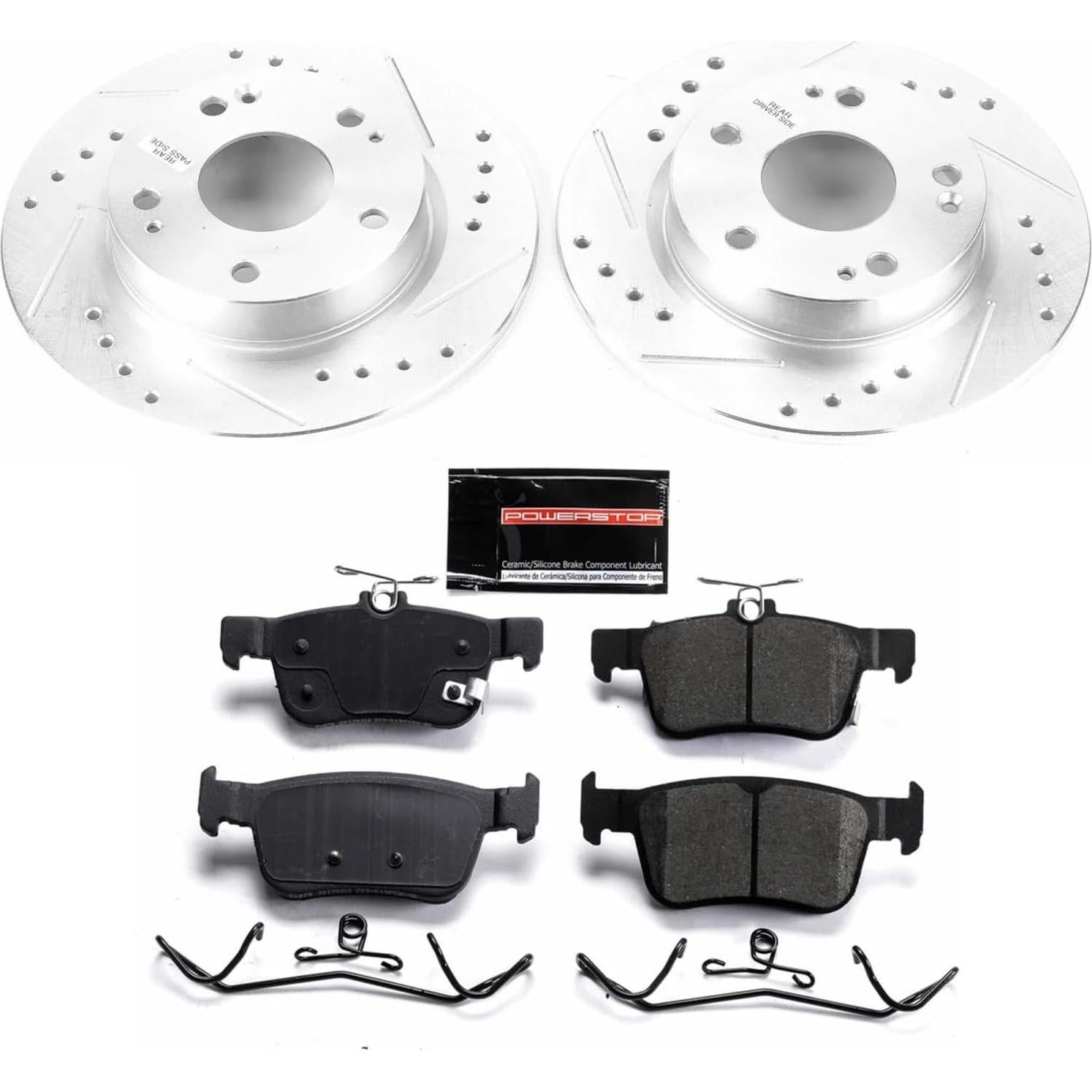 Kit de Freno Power Stop K7725 Z23 Trasero para Honda Civic 2016-2021