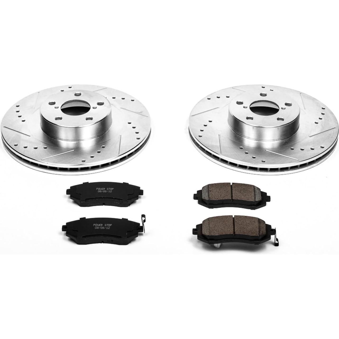 Kit de Freno Delante Power Stop K2373 Z23 para Subaru y Saab