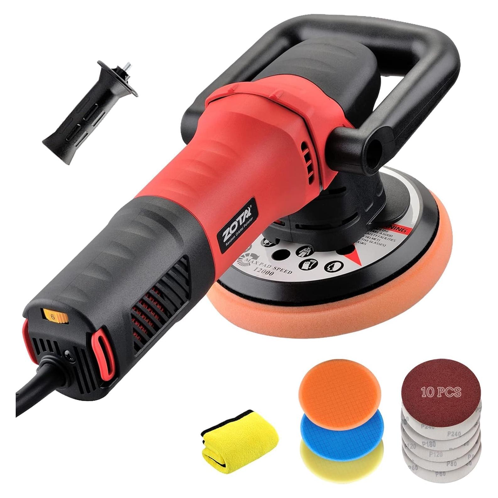 Pulidor Orbital ZOTA N906 750W 6 Velocidades 15mm