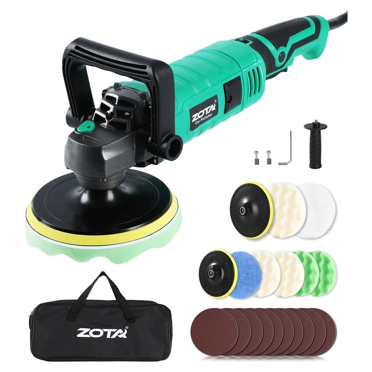 Pulidor de Automóviles ZOTA P702 1600W 7 Velocidades 4m Cable