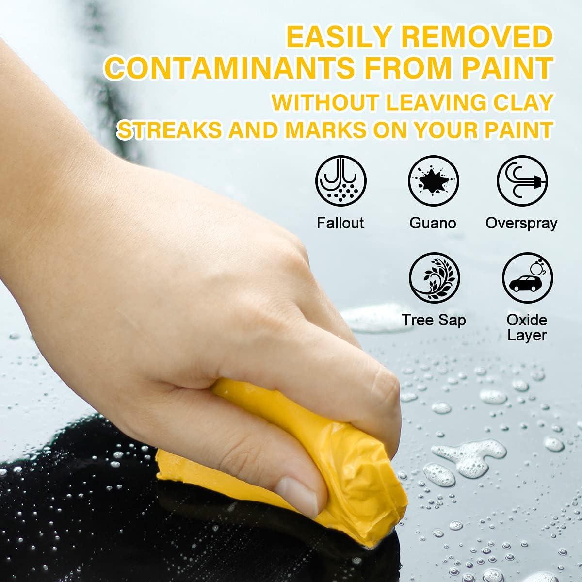 Barra de Arcilla para Automóviles Newruiheng 4 Paquete 400g