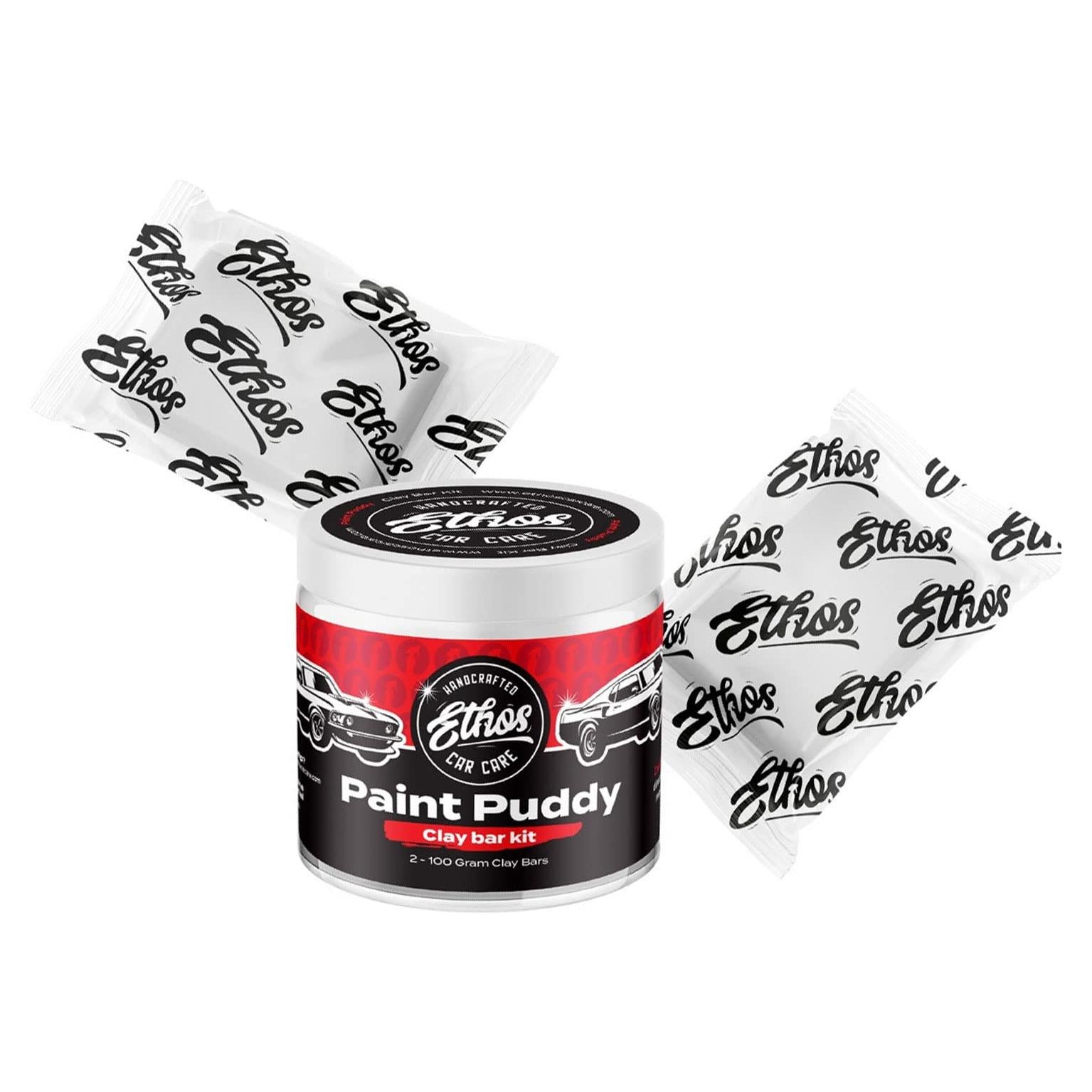 Kit de Barro de Arcilla Ethos Puddy 200g para Detallado de Autos