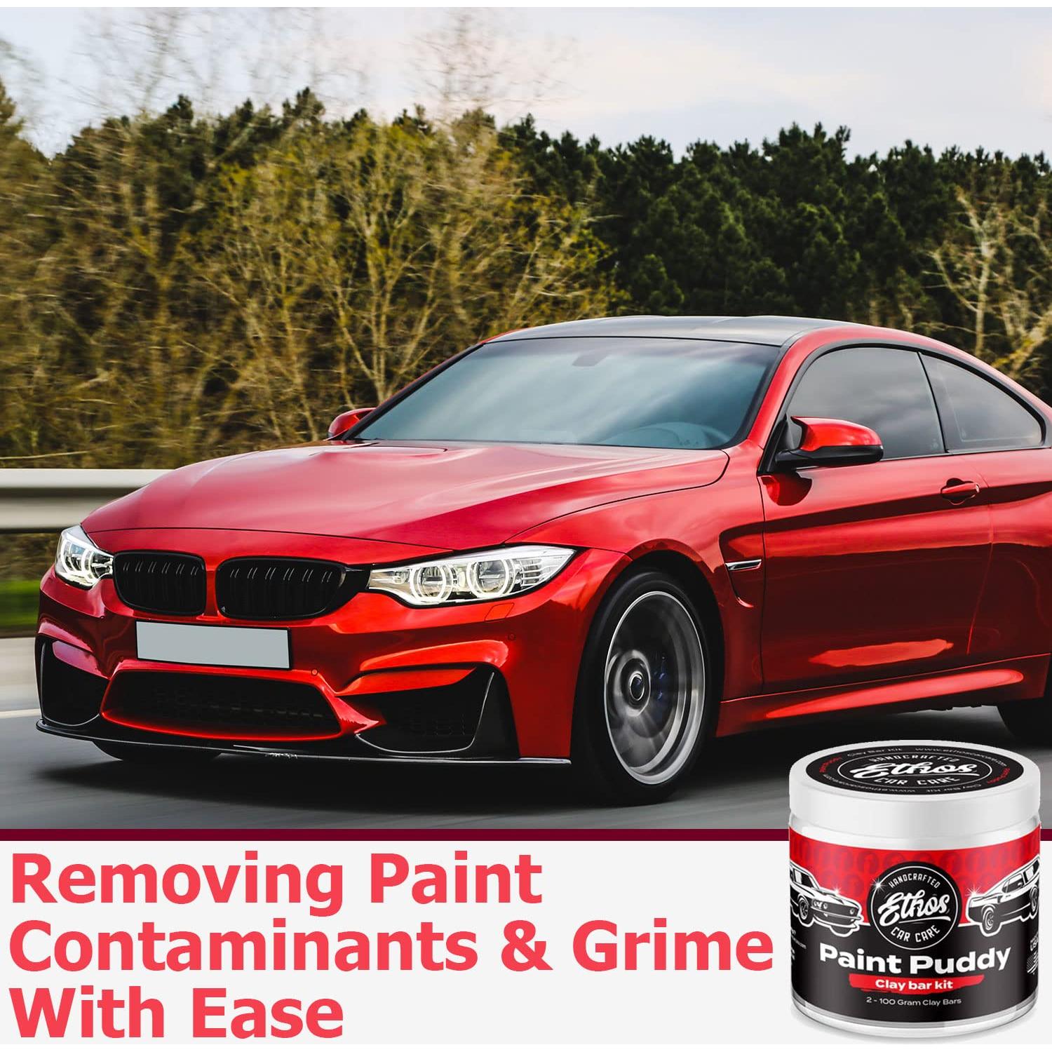 Kit de Barro de Arcilla Ethos Puddy 200g para Detallado de Autos