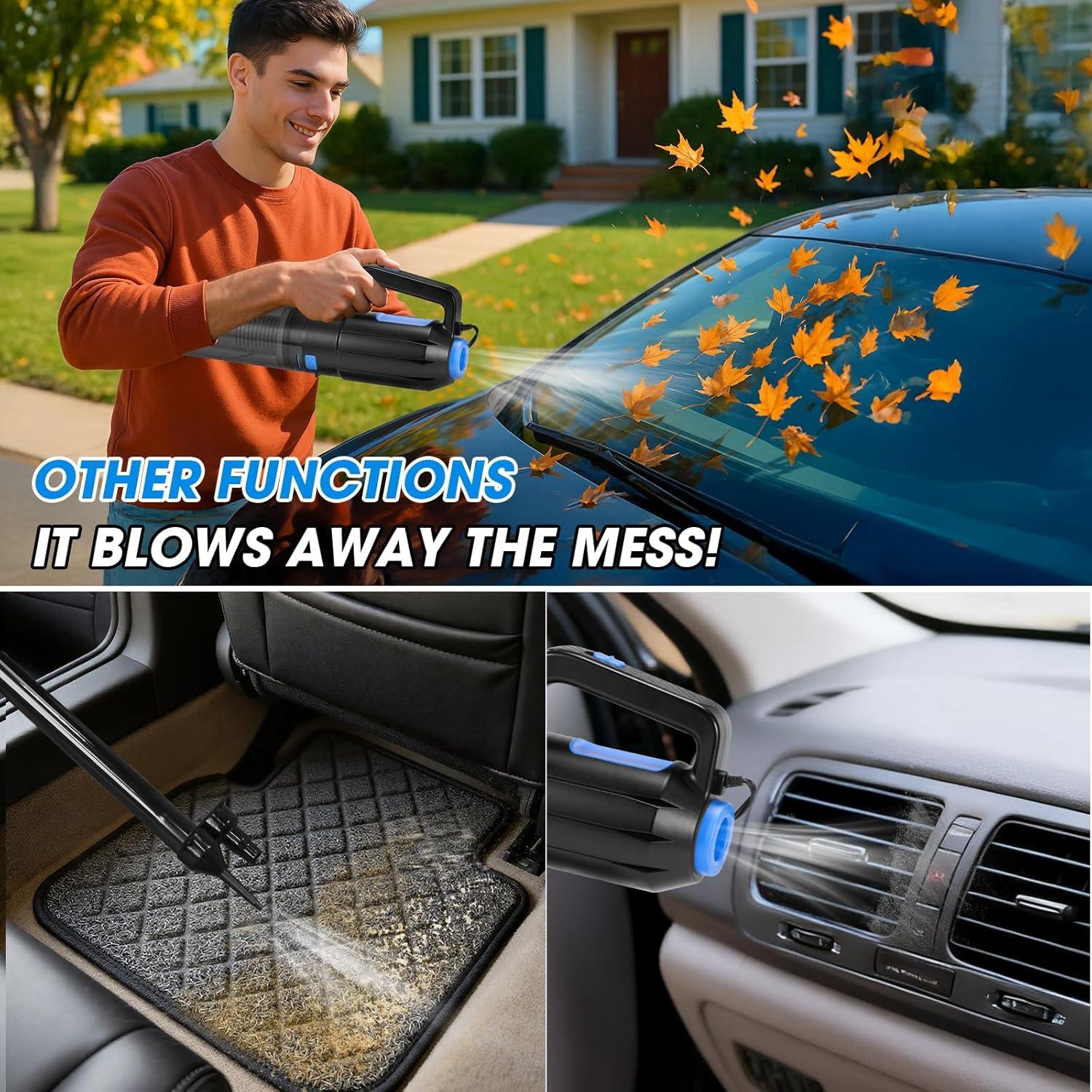 Kit de Limpieza de Autos Vioview 25pcs con Aspiradora 2.3kg