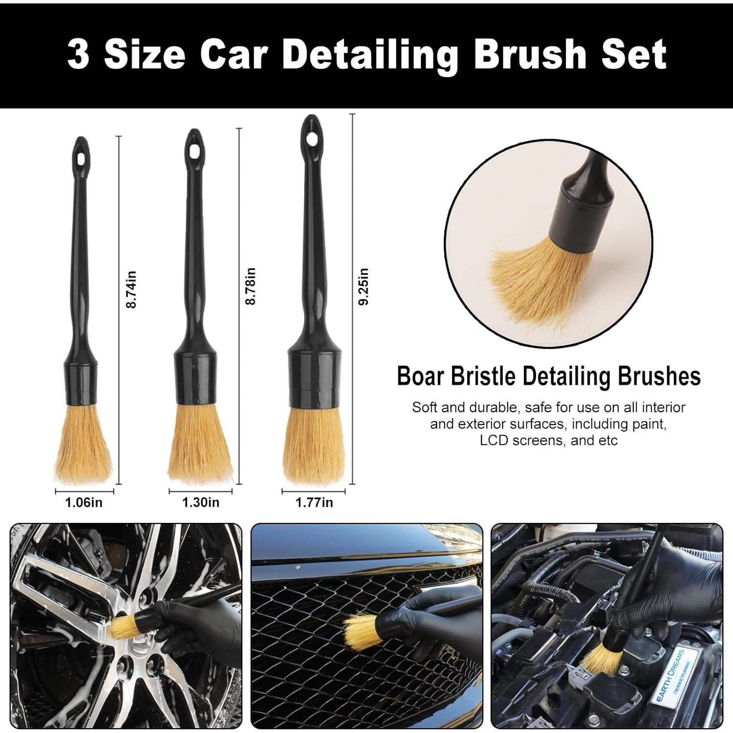 Kit de Cepillos de Limpieza de Ruedas NIKCOSMK 8 Piezas