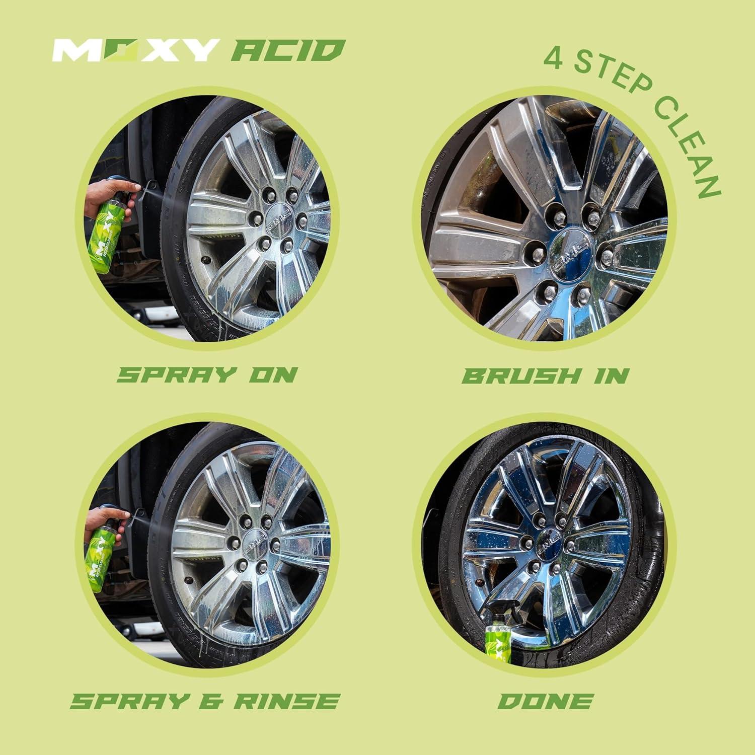 Limpiador de Ruedas Moxy Acid 473ml - Fórmula Profesional