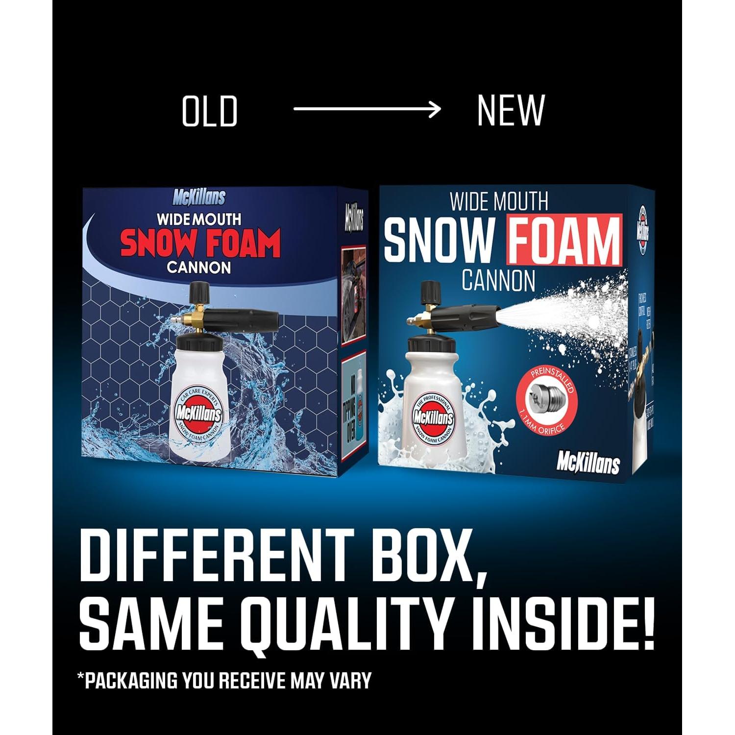 Cannon de Espuma McKillans Boca Ancha 1L Ajustable para Lavado