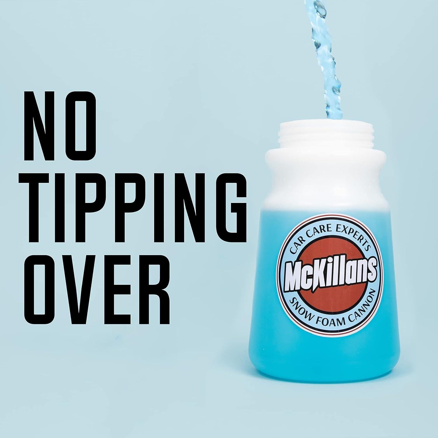 Cannon de Espuma McKillans Boca Ancha 1L Ajustable para Lavado