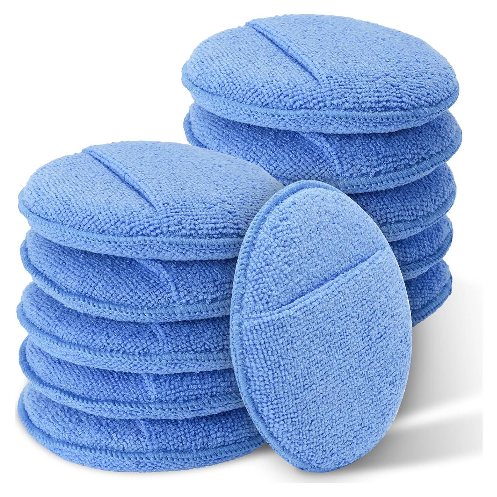 Almohadillas de Aplicación de Cera YEERSUO 10 Piezas 12.7 cm