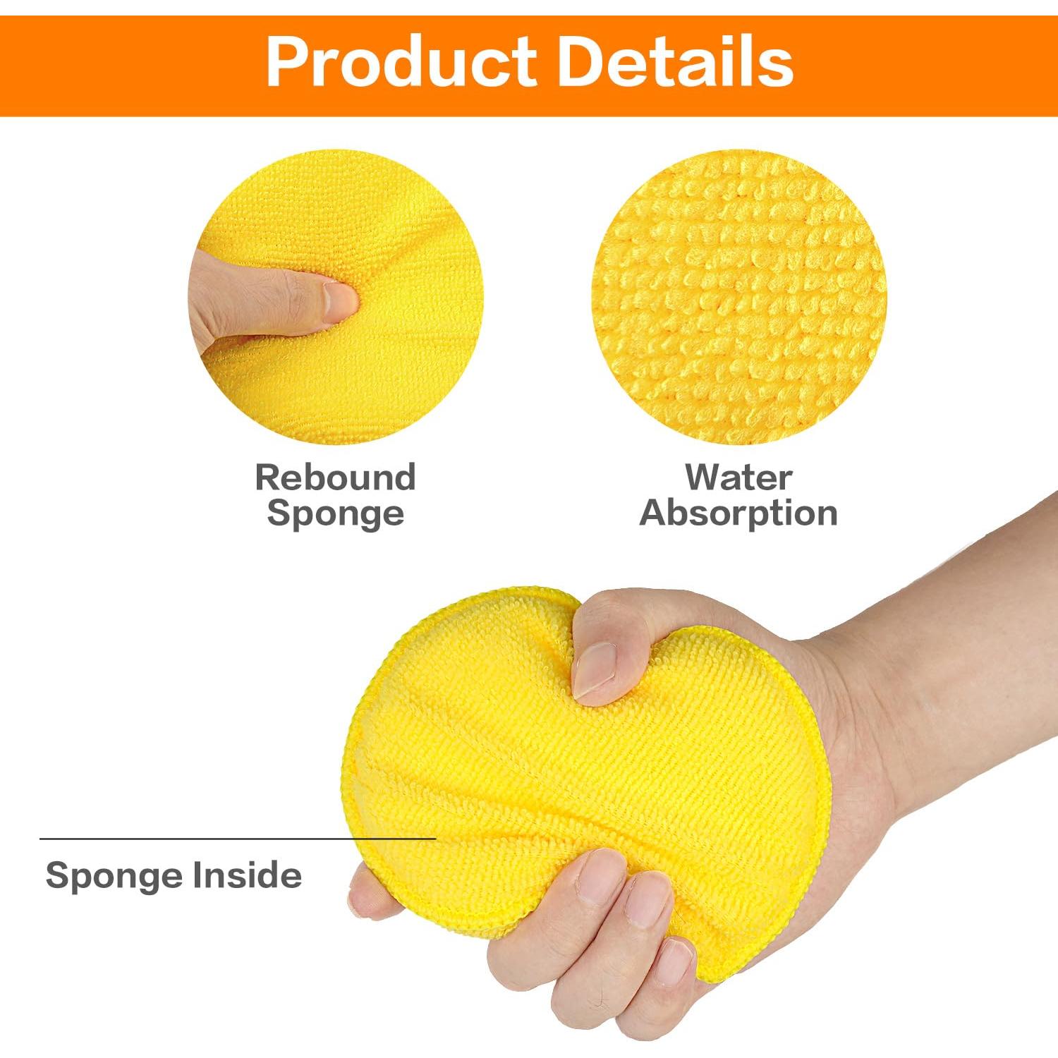 Almohadillas de Cera Microfibra FONAROLL 12.7 cm - Paquete de 6